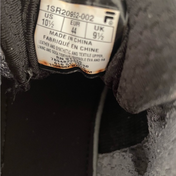 NWT Fila Memory Foam Coolmax Sneakers Men Size 10.5 - Picture 11 of 11